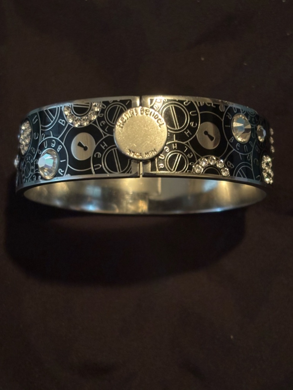 Henri Bendel Clasp Bracelet with Swarovski Crystals - Picture 11 of 12